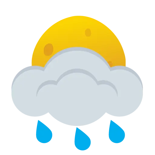 mäßiger bis starker Regenschauer mäßiger bis starker Regenschauer