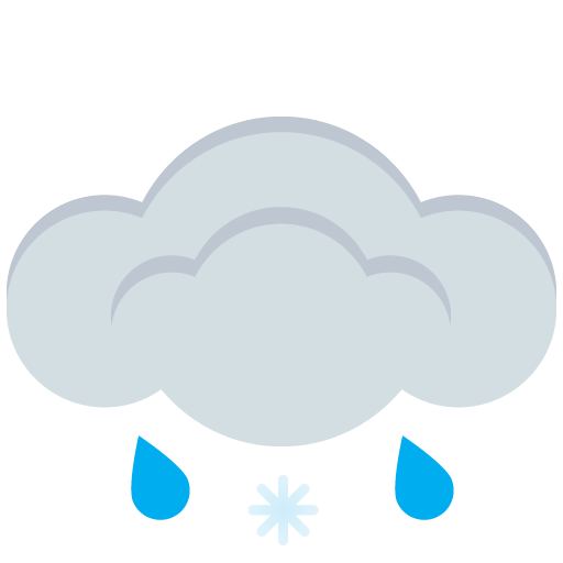 leichter Schneeregen leichter Schneeregen