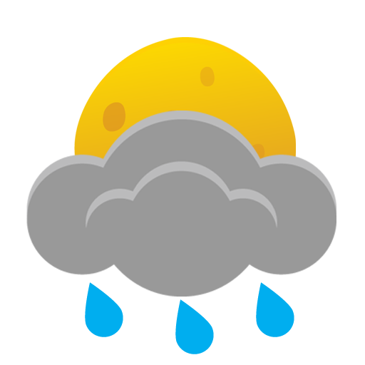 sehr starker Regenschauer